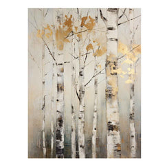 Birch Tree Art  Canvas Painitng Print