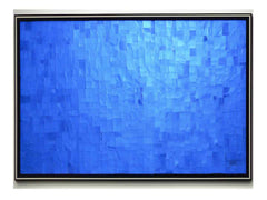 Blue Squares Painting on Canvas