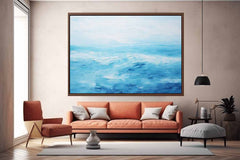 Ocean Abstract Artwork Canvas Art Print