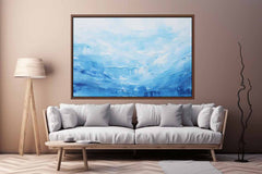 Ocean Abstract Artwork Canvas Art Print