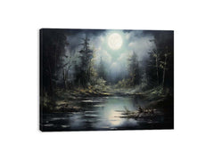 Moonlight  Landscape Canvas Painting & Print