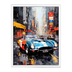 New York Street Car  Canvas Art Print