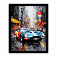 New York Street Car  Canvas Art Print