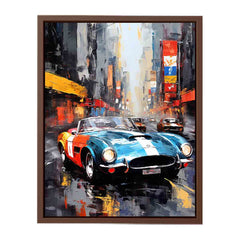 New York Street Car  Canvas Art Print