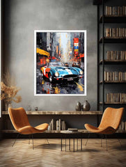 New York Street Car  Canvas Art Print
