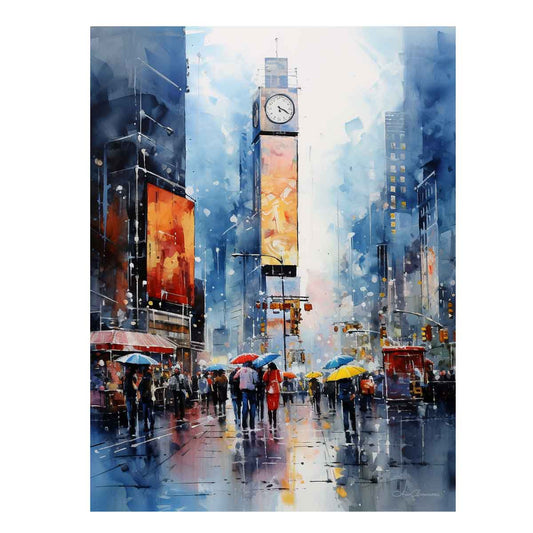 Times Square  Canvas Art Print