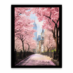 New York Spring Art Canvas Art Print