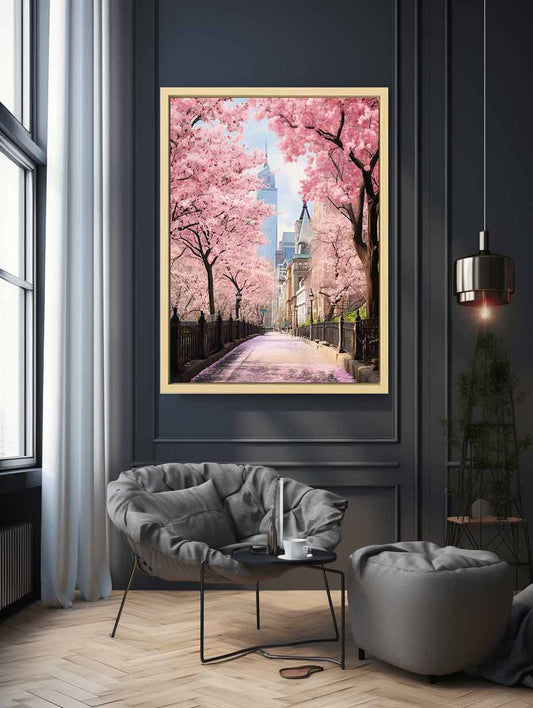New York Spring Art Canvas Art Print