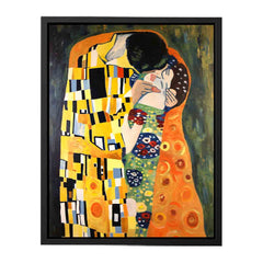 Modern The kiss Inspired Famous  Canvas Art Print