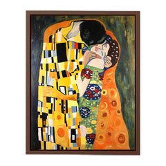 Modern The kiss Inspired Famous  Canvas Art Print