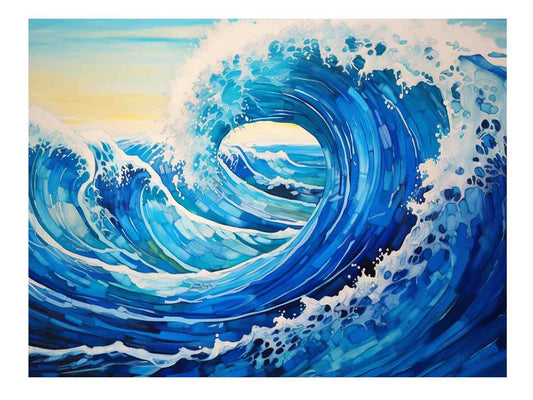 Ocean Waves  Canvas Art Print