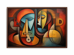 Cubism Art  Canvas Art Print