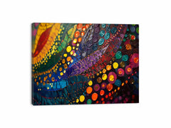 Colorful Dots Canvas Painting &  Print
