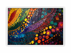 Colorful Dots Canvas Painting &  Print