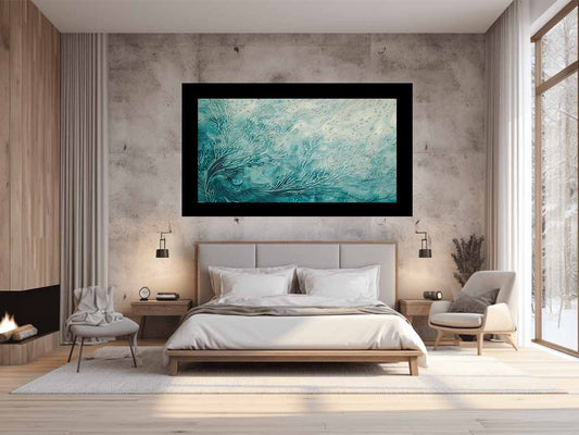 Teal Branches Artwork