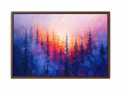 Pine Tree Canvas Painitng Art Print