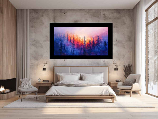 Pine Tree Canvas Painitng Art Print