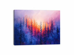 Pine Tree Canvas Painitng Art Print