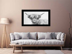 Scotland Highland Cow Canvas Art Print