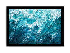 Teal Blue Canvas Art Print
