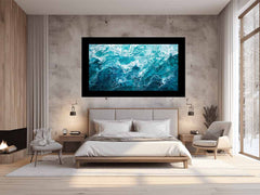Teal Blue Canvas Art Print