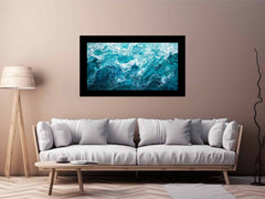 Teal Blue Canvas Art Print