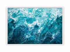 Teal Blue Canvas Art Print