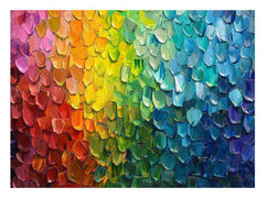 Cascading Luxury Painting Canvas Art Print
