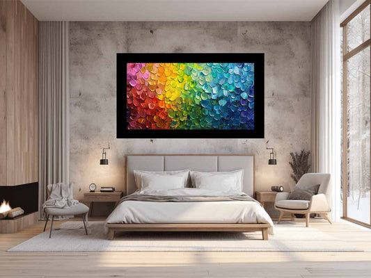 Cascading Luxury Painting Canvas Art Print