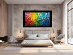 Cascading Luxury Painting Canvas Art Print
