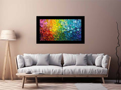 Cascading Luxury Painting Canvas Art Print