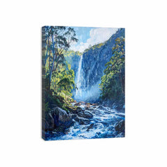 Water Falls Canvas Painitng Print
