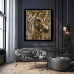 Horse  Painitng Wall Art &   Print