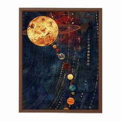 Solar System Canvas Art Print