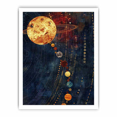 Solar System Canvas Art Print