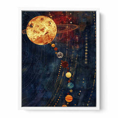 Solar System Canvas Art Print