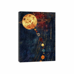 Solar System Canvas Art Print