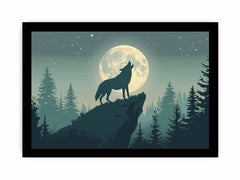 Wolf  Canvas Art  Print Poster