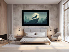 Wolf  Canvas Art  Print Poster