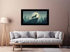 Wolf  Canvas Art  Print Poster