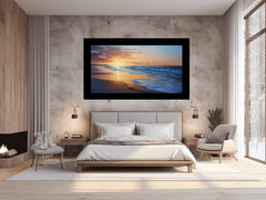 Beach Painting on   Canvas Art Print