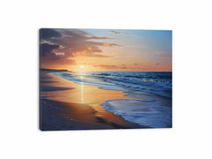 Beach Painting on   Canvas Art Print