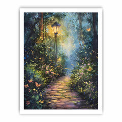 Evening Garden  Canvas Art Print