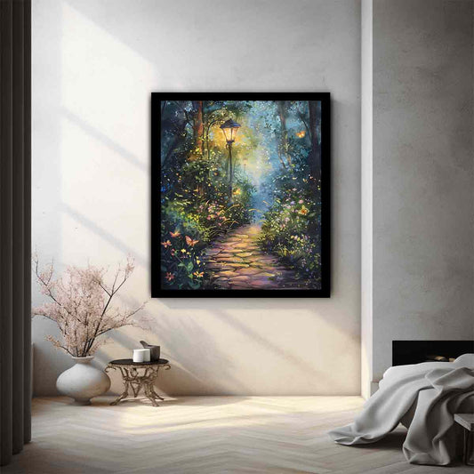 Evening Garden  Canvas Art Print