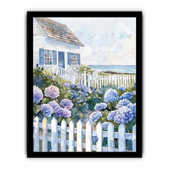 Beach House  Canvas art Print