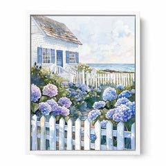 Beach House  Canvas art Print