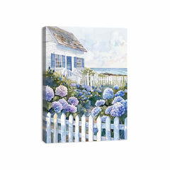 Beach House  Canvas art Print