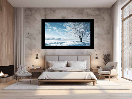 Winter Snow Tree  Canvas Art Print