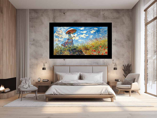Sunshade  Famous  Painting Canvas Art Print