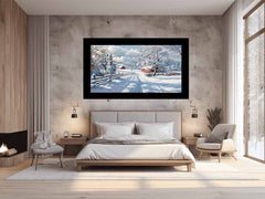 Winter Landscape  Canvas Painting Print